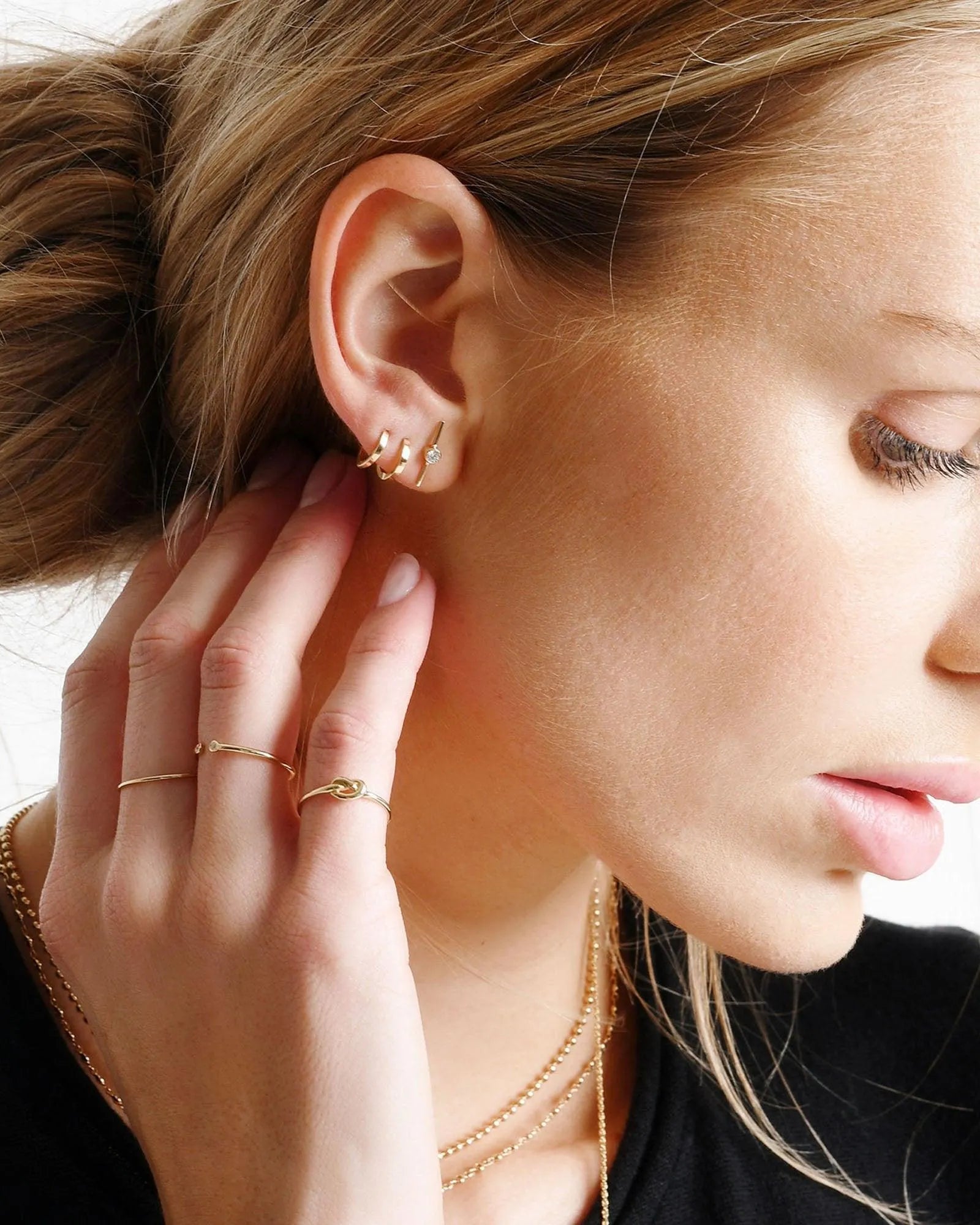 Petite Hoops by Ariel Gordon Jewelry - At Present Jewelry