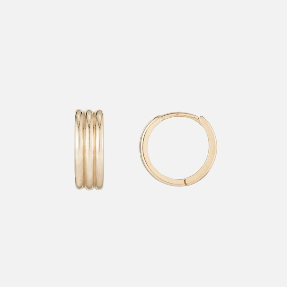 Triptych Hoops by Ariel Gordon Jewelry - At Present Jewelry