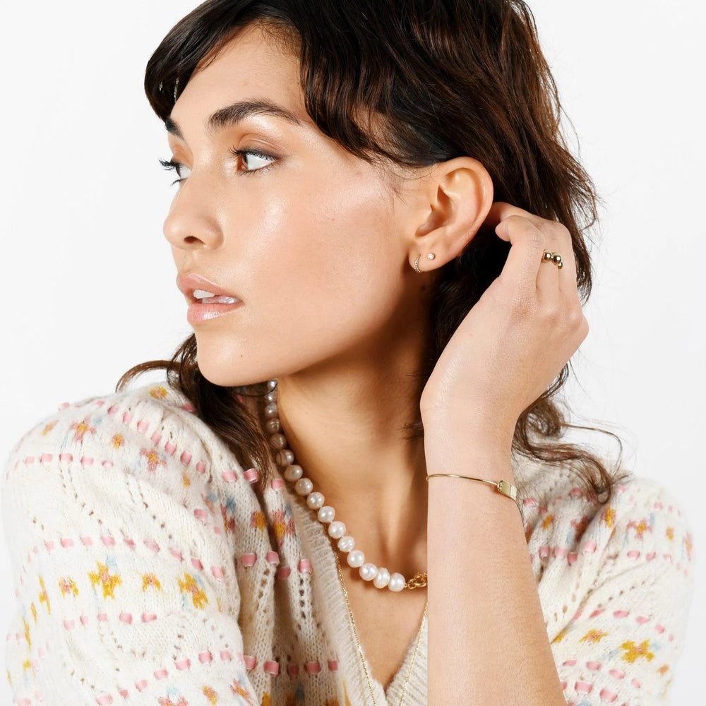 Twisted Petite Hoops by Ariel Gordon Jewelry - At Present Jewelry