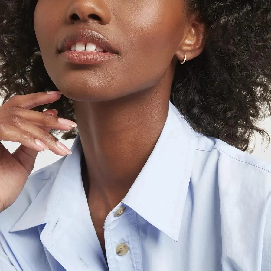 Twisted Petite Hoops by Ariel Gordon Jewelry - At Present Jewelry