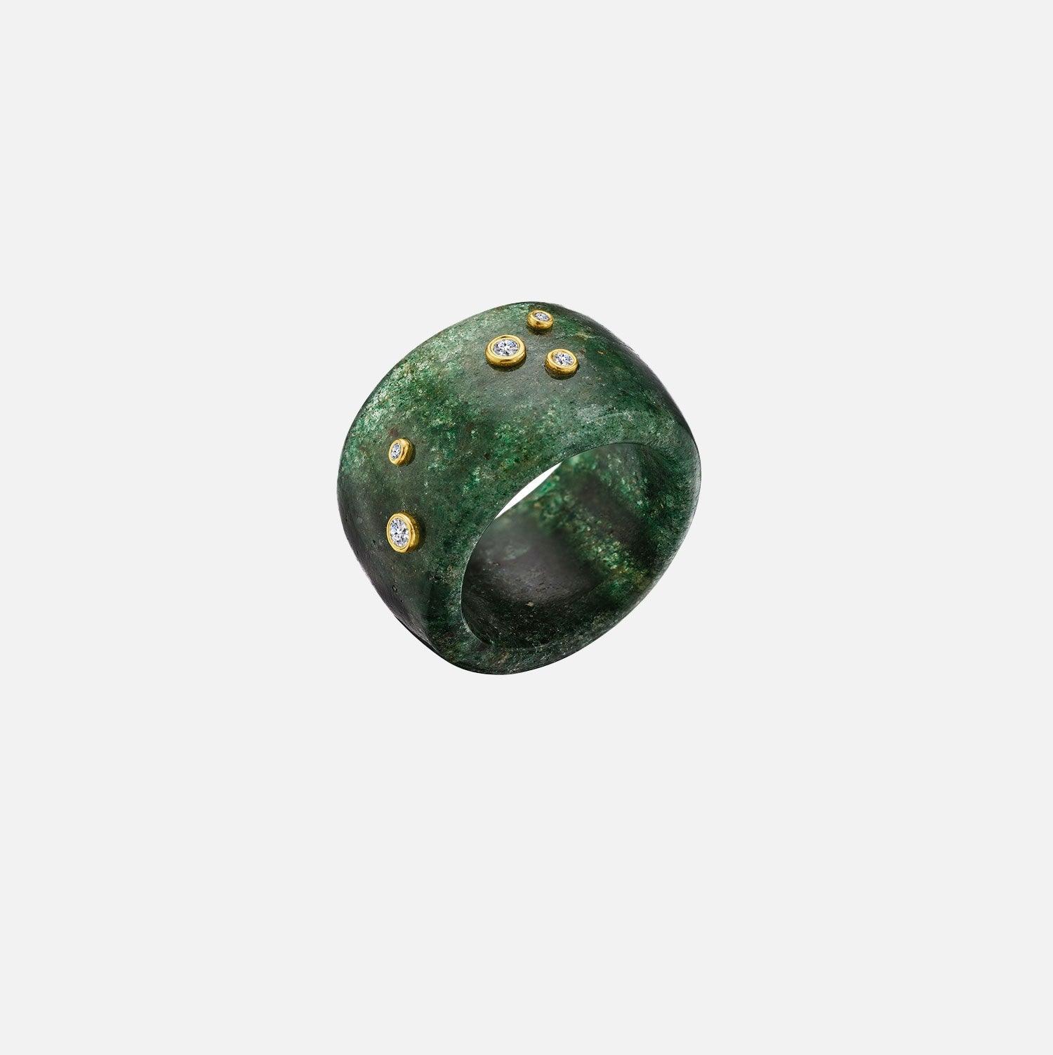 Bleecker & Prince Enchanted Donut Green Onyx - At Present Jewelry