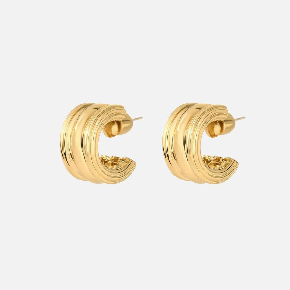 Baby Triple Hoop Earring by Christina Caruso - At Present Jewelry