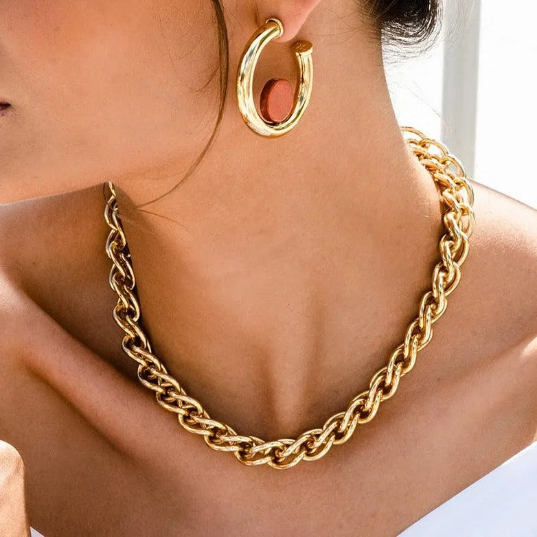 Braided Chain Necklace by Christina Caruso - At Present Jewelry