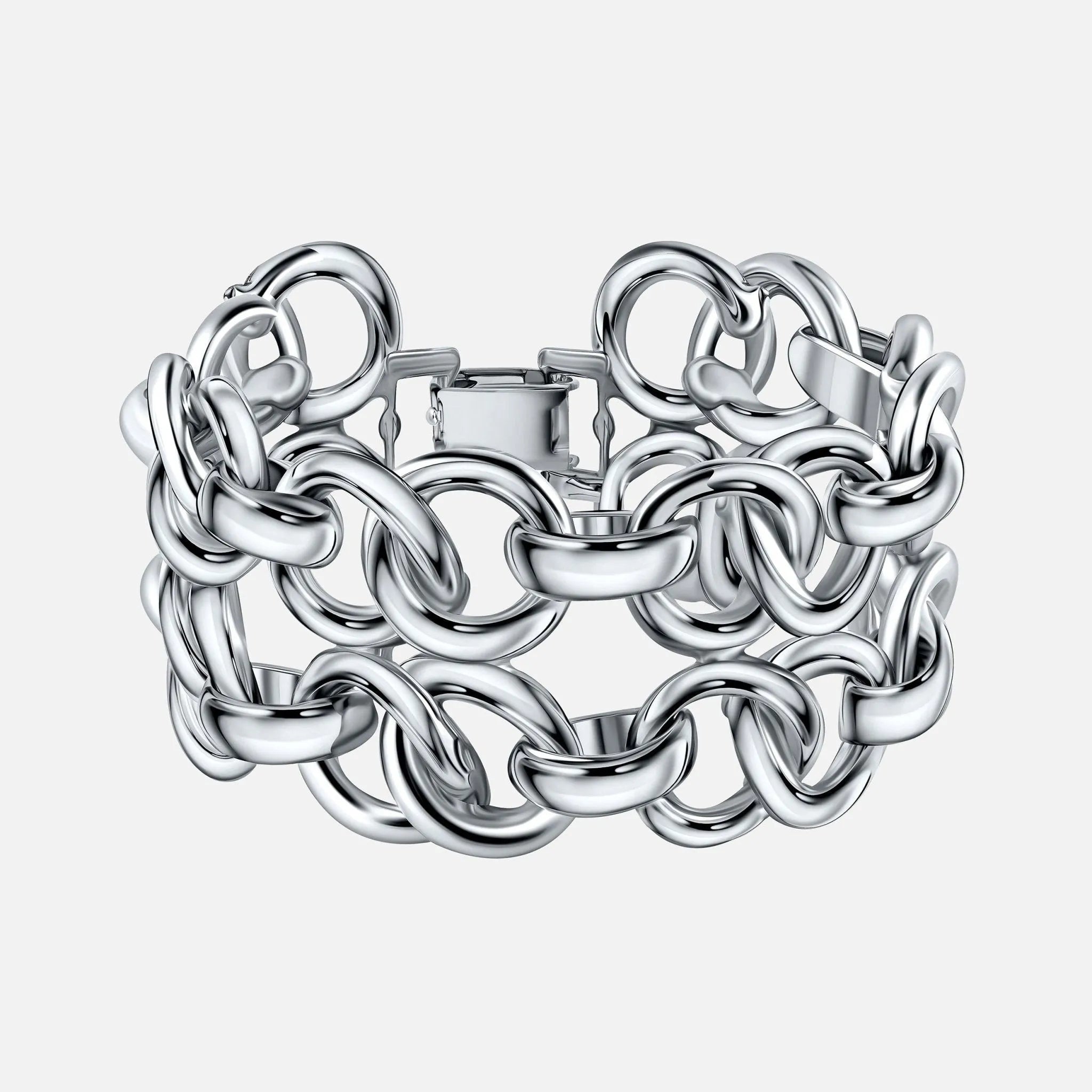 Love Link Bracelet Rhodium (silver - tone) - At Present