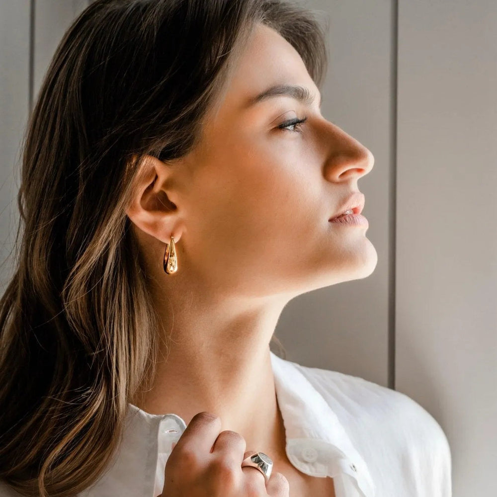 Thick Hoop by Christina Caruso - At Present Jewelry