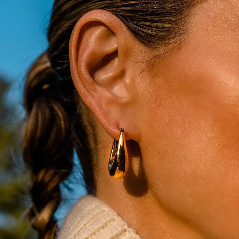 Thick Hoop by Christina Caruso - At Present Jewelry