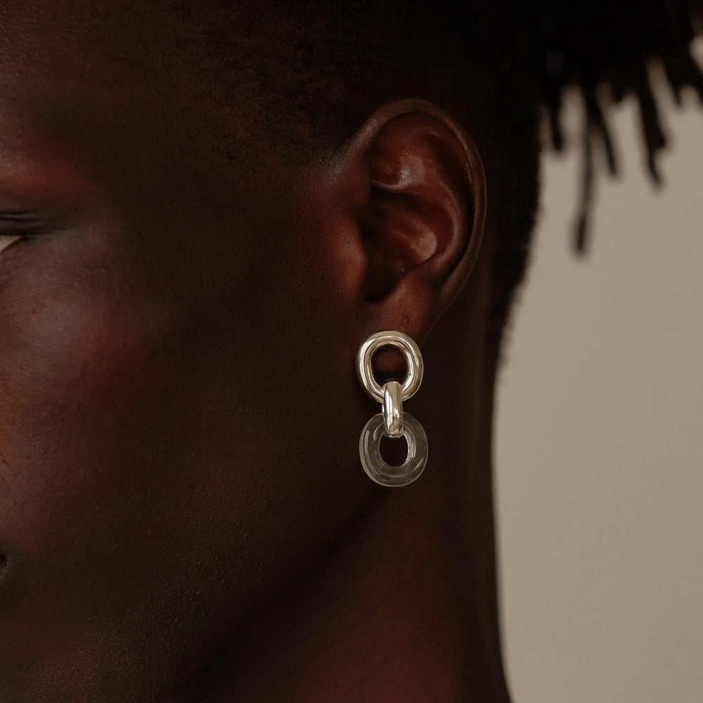 Connected Loop Earrings by CLED - At Present Jewelry