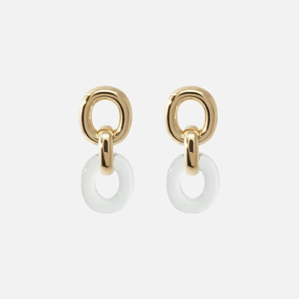 Connected Loop Earrings by CLED - At Present Jewelry