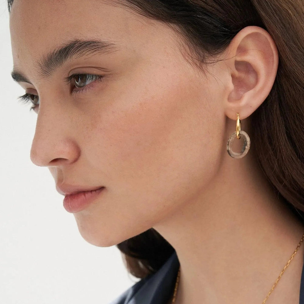 In The Loop Hoops, Small by CLED - At Present Jewelry