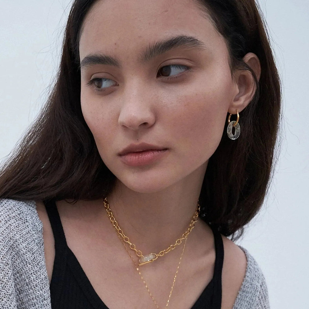 In The Loop Hoops, Small by CLED - At Present Jewelry