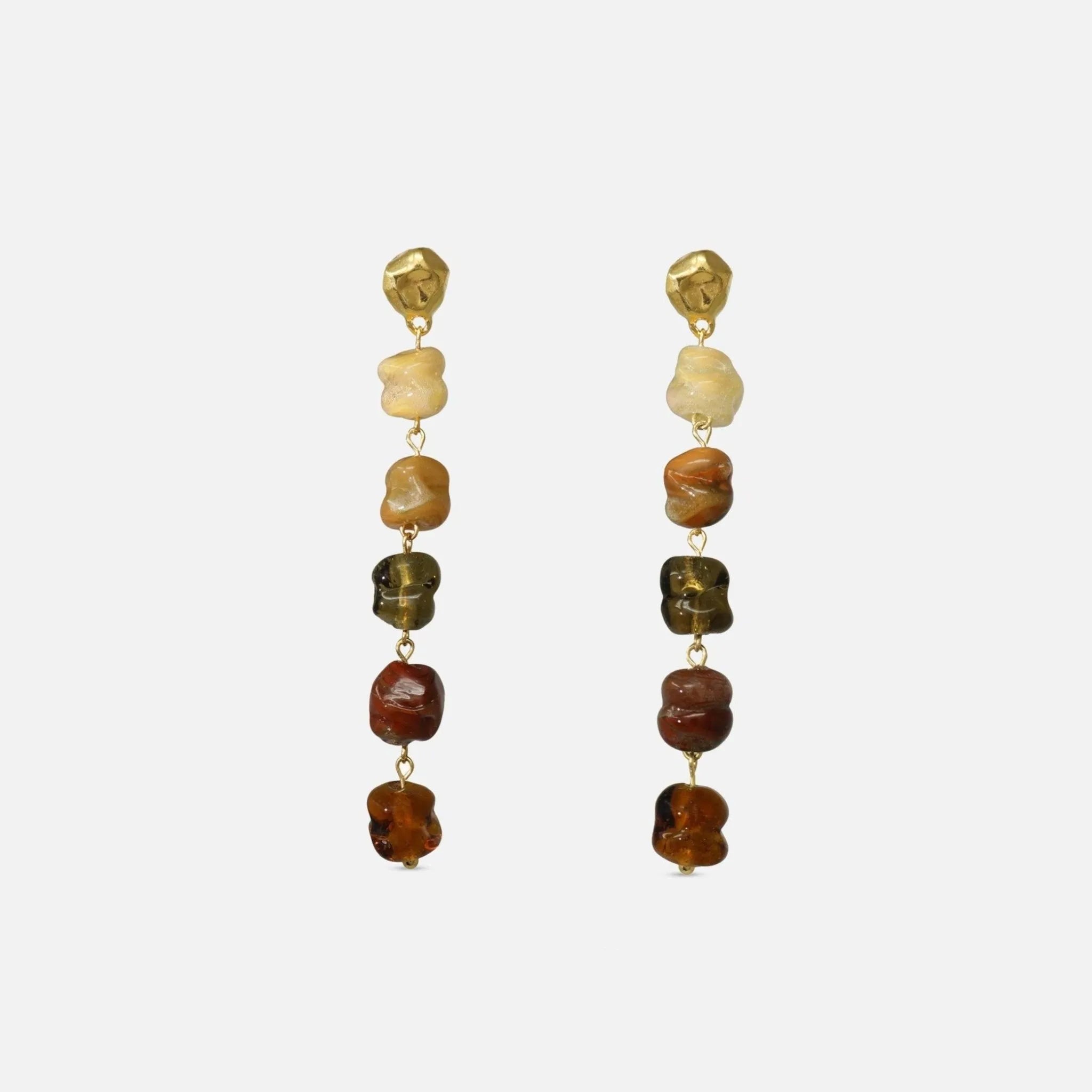 Shades of Nature, Sandstone Earrings - At Present