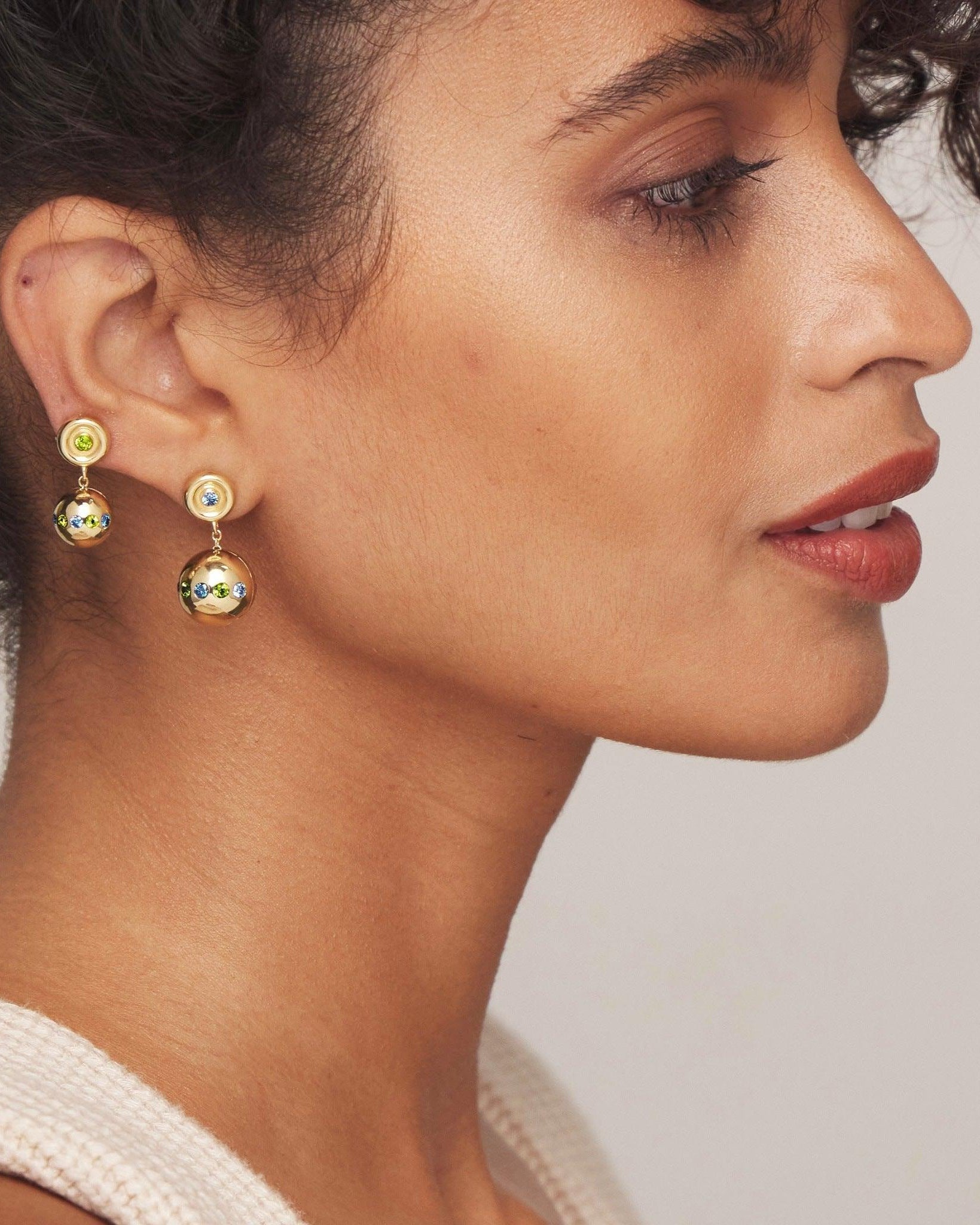 Chubby Island Drops by Monbouquette - At Present Jewelry