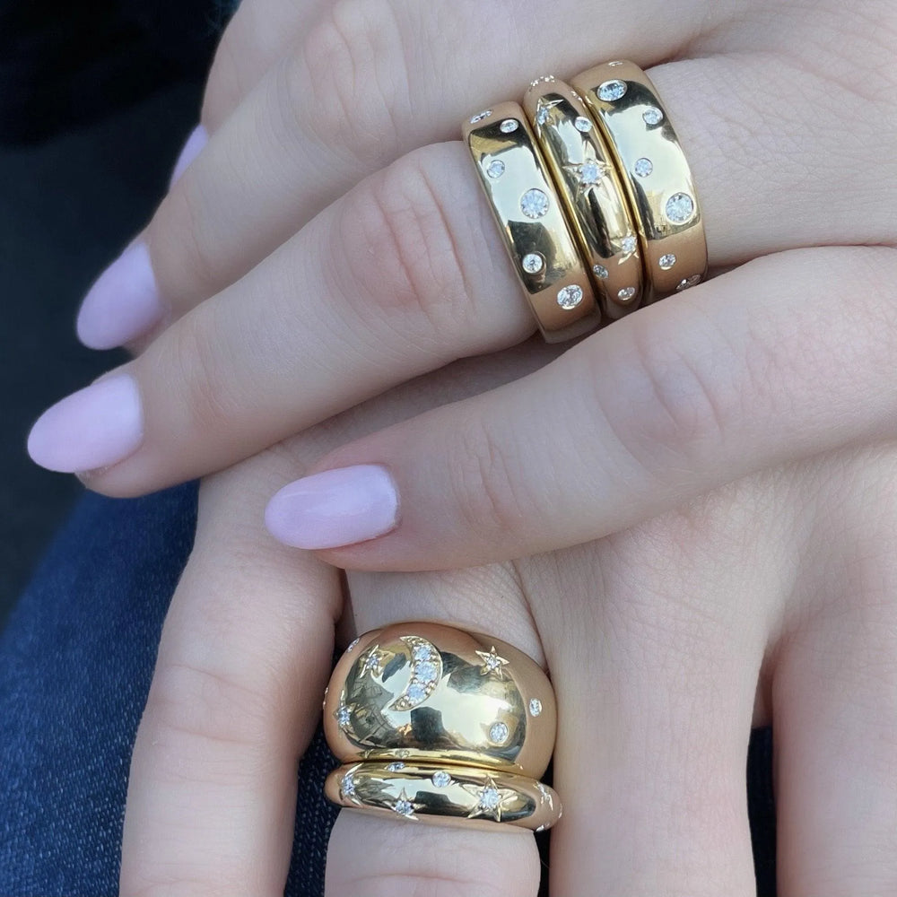 Celeste Dome Ring by Eden Presley - At Present Jewelry