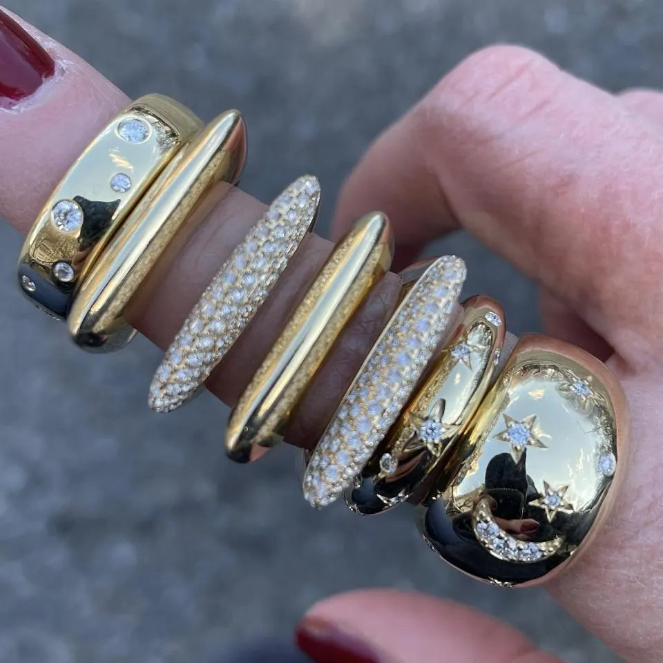 Celeste Dome Ring by Eden Presley - At Present Jewelry