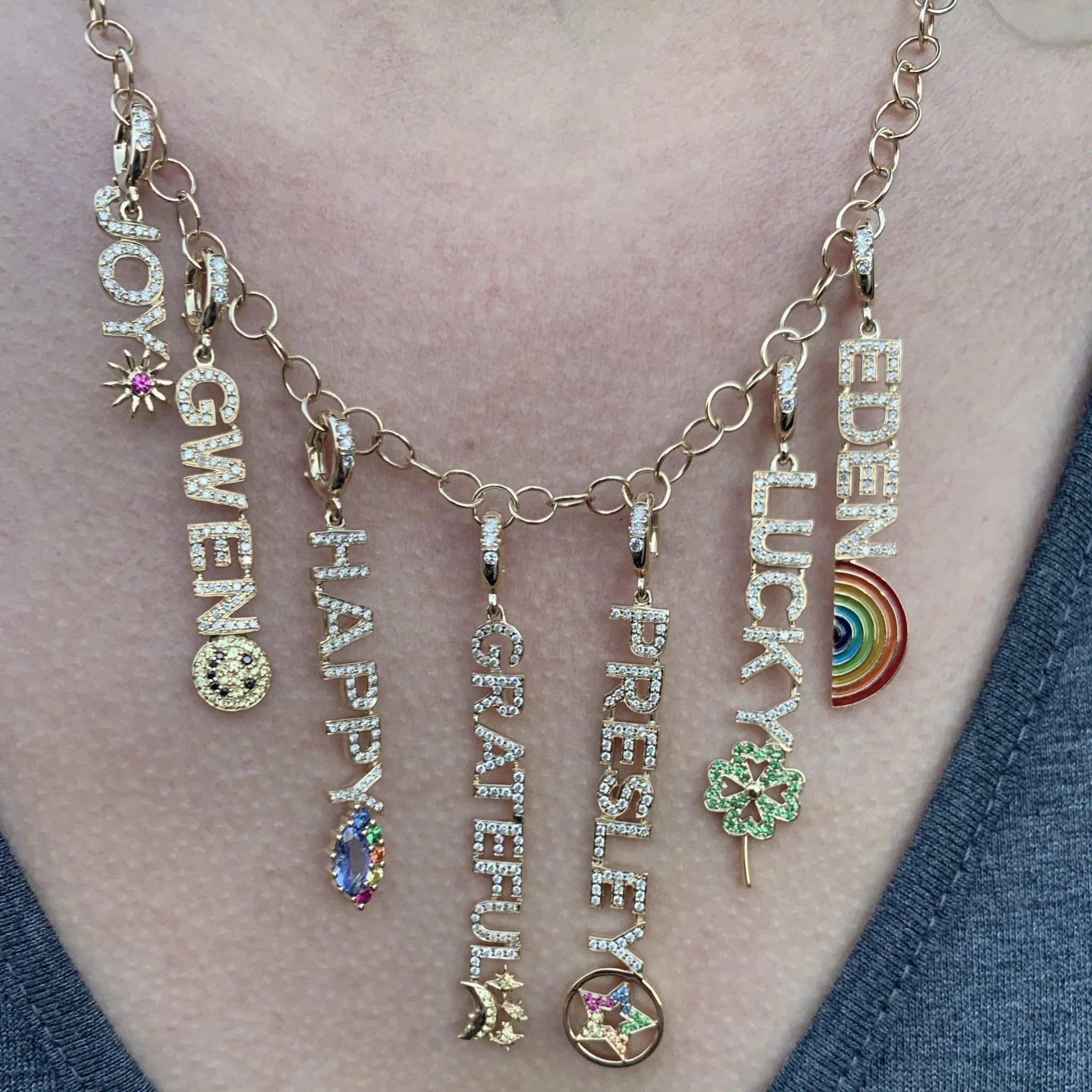 One Word Mantra Pendants - At Present