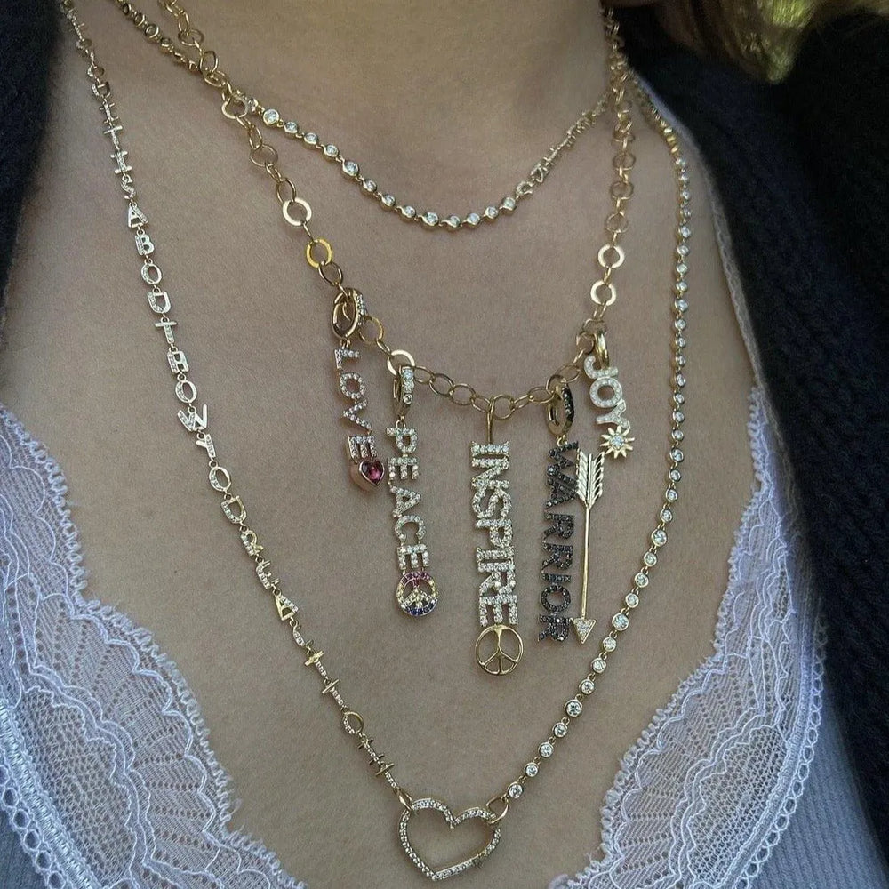 One Word Mantra Pendants by Eden Presley - At Present Jewelry