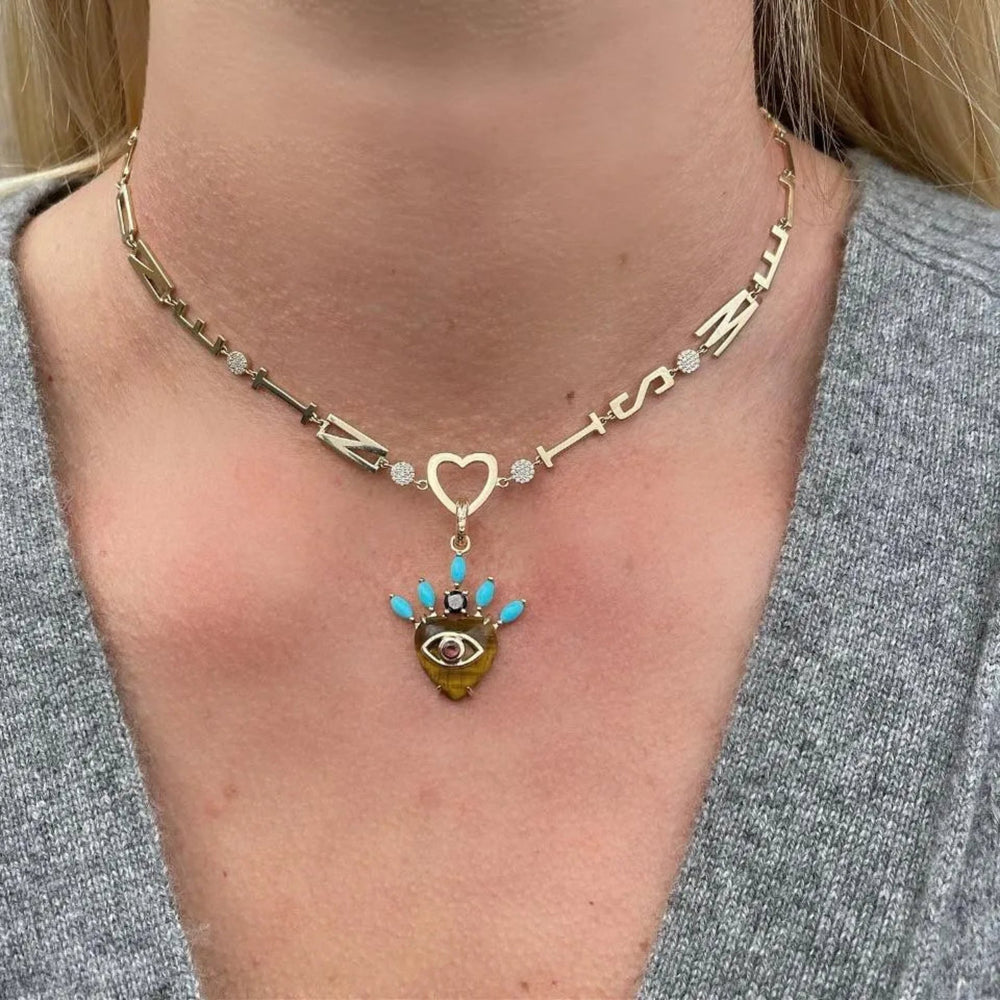 Queen of Hearts Pendant by Eden Presley - At Present Jewelry