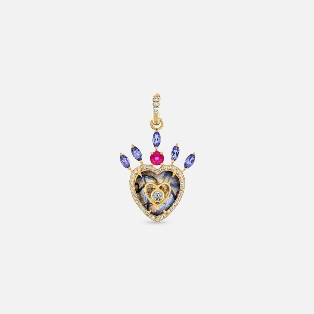 Queen of Hearts Pendant by Eden Presley - At Present Jewelry