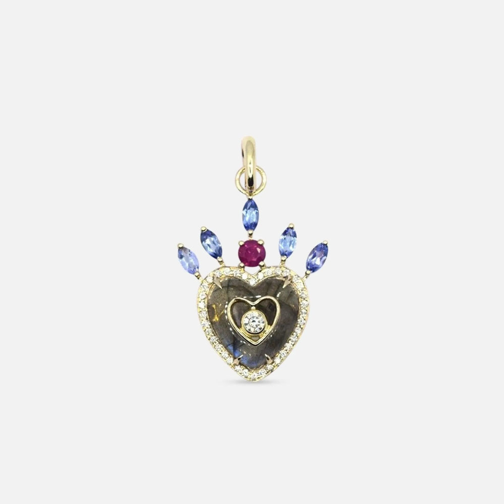 Queen of Hearts Pendant by Eden Presley - At Present Jewelry
