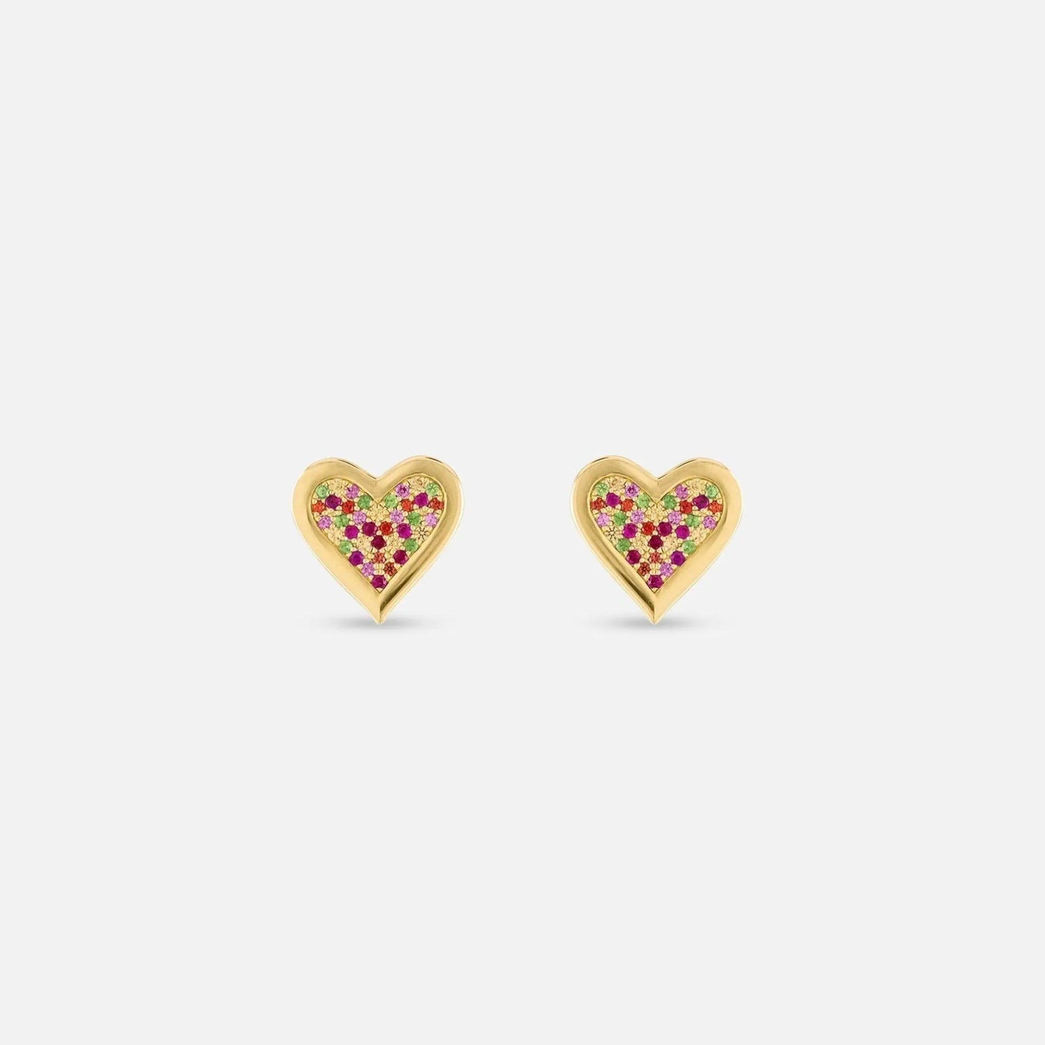 Rainbow Love Transformer Earrings - At Present