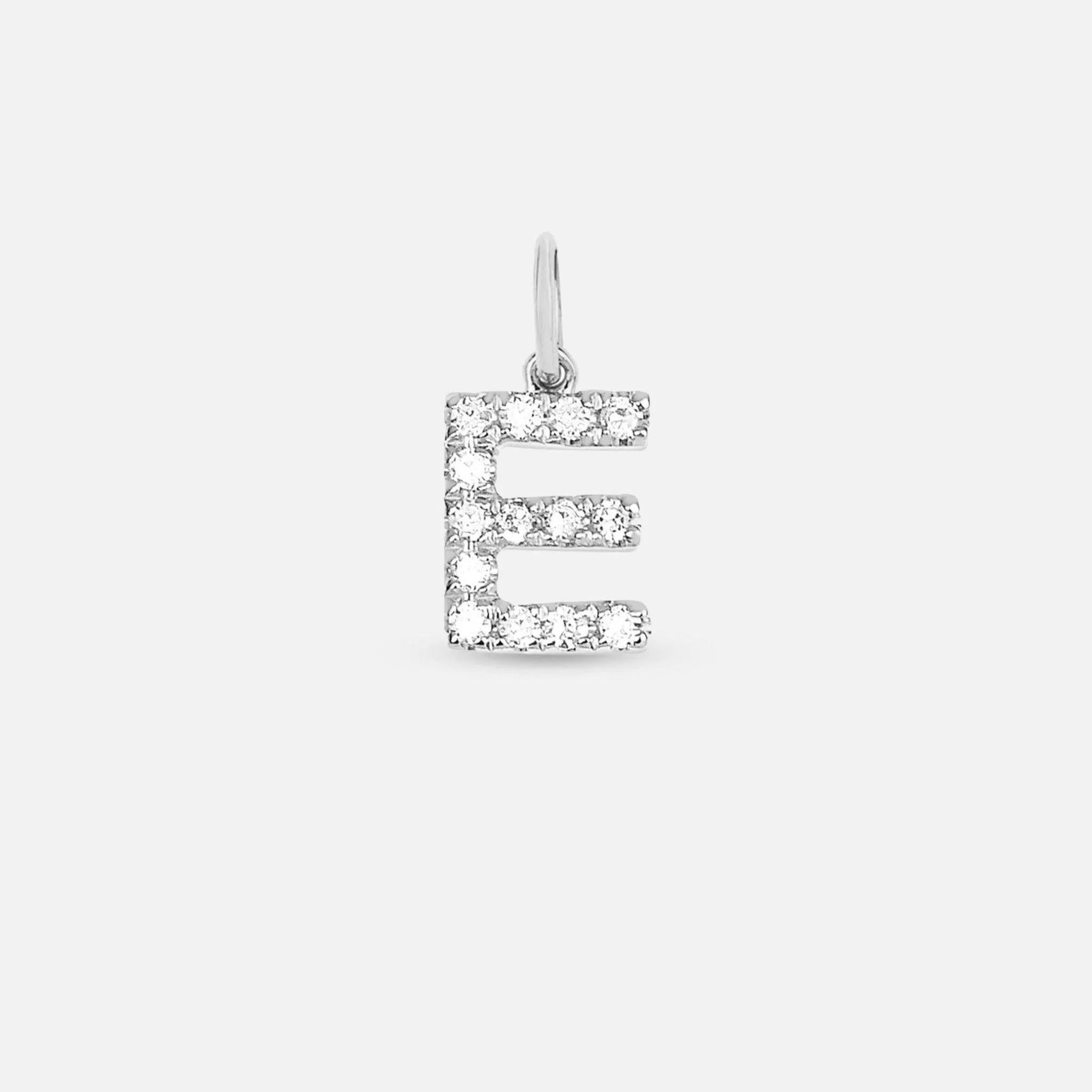Diamond Initial Necklace Charm - At Present