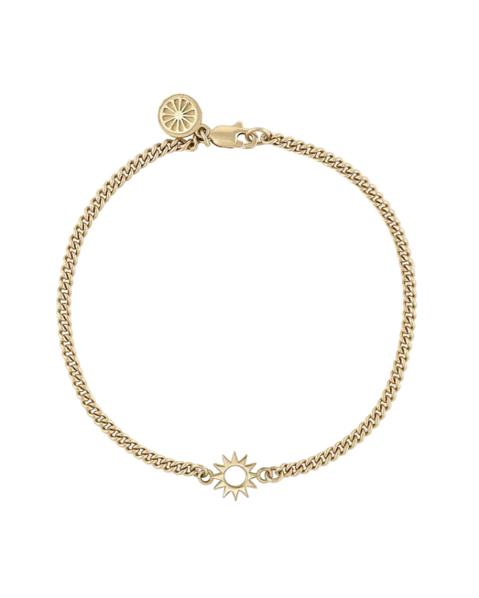 Baby Spur Chain Bracelet, Gold by EMBLM Fine Jewelry - At Present Jewelry