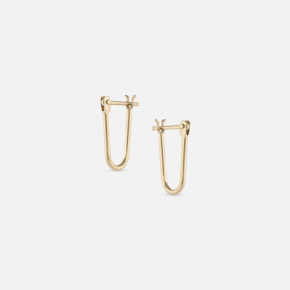 Half Latch Earring by EMBLM Fine Jewelry - At Present Jewelry