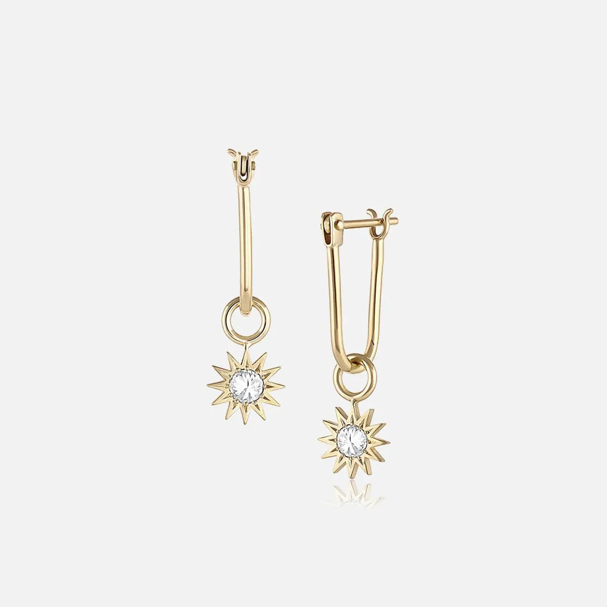 Inverted Diamond Spur Earring - At Present