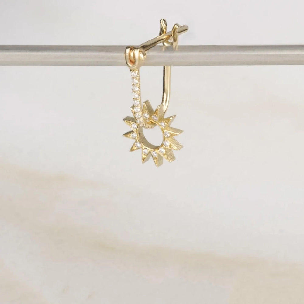 Pavé Baby Spur Earring by EMBLM Fine Jewelry - At Present Jewelry