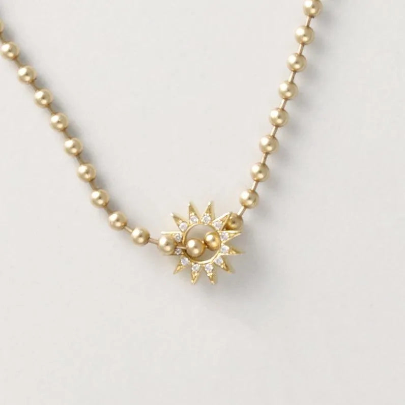 Pavé Baby Spur Pendant by EMBLM Fine Jewelry - At Present Jewelry