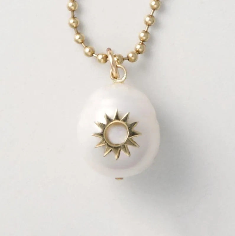 Pearl Spur Pendant by EMBLM Fine Jewelry - At Present Jewelry