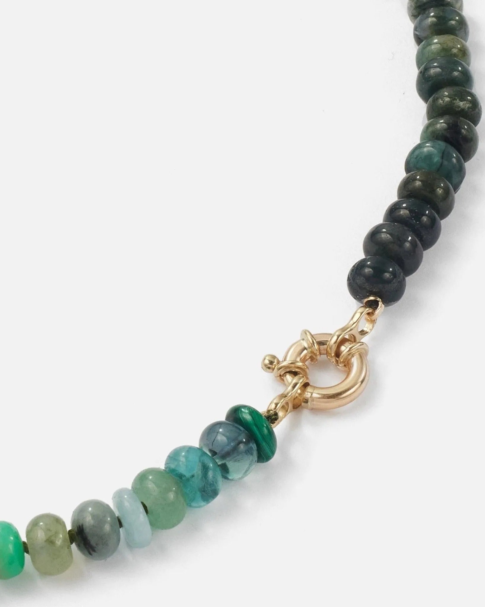 Camo Gemstone Necklace by Encirkled Jewelry - At Present Jewelry