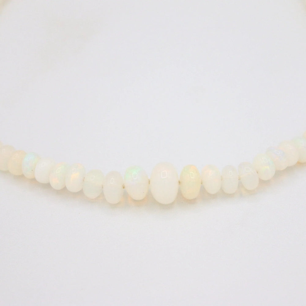 Cloud Opal Necklace by Encirkled Jewelry - At Present Jewelry