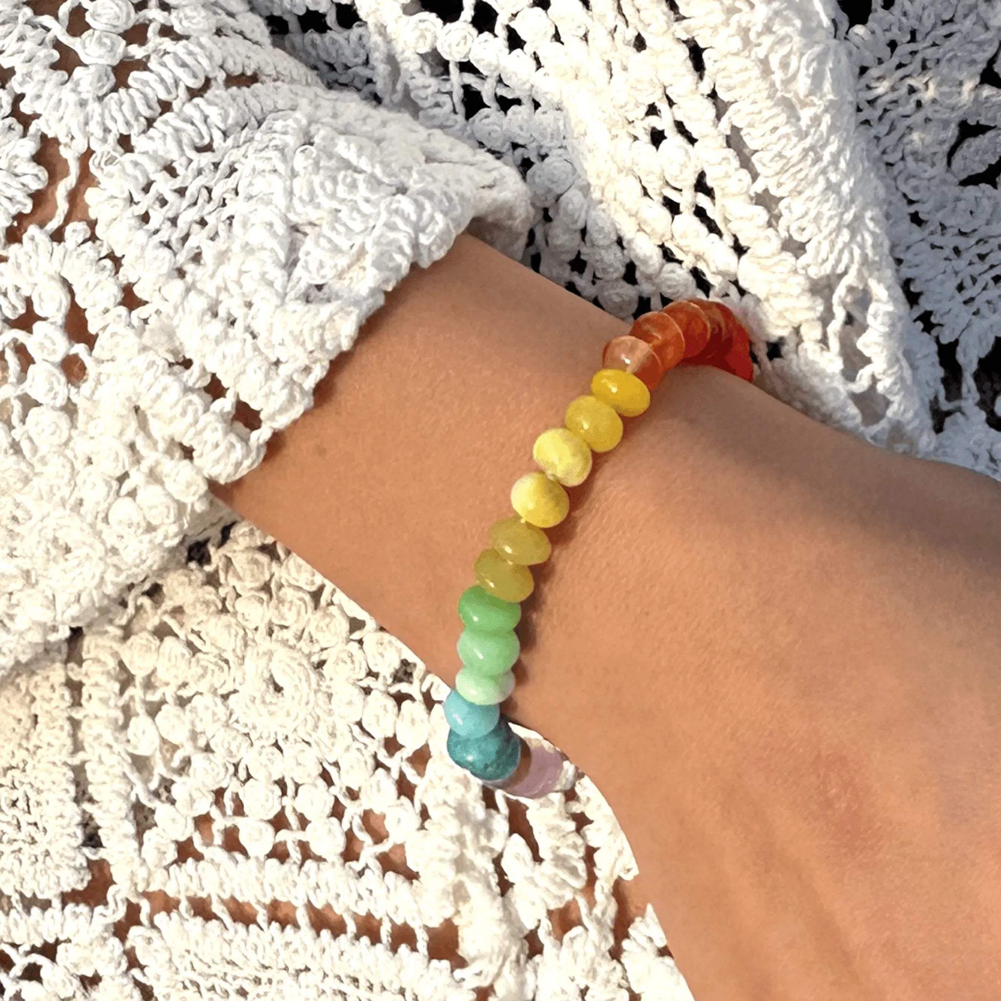 Neon Rainbow Bracelet - At Present