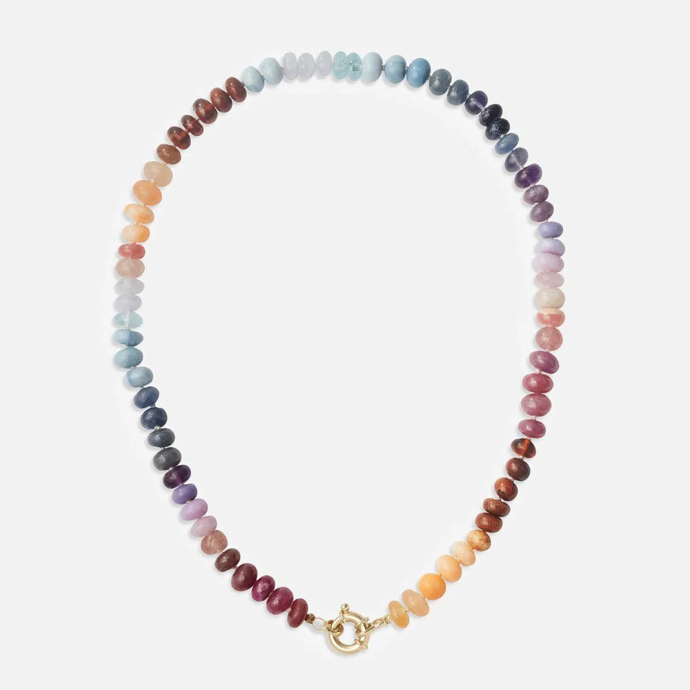 Ocean Sunset Gemstone Necklace by Encirkled Jewelry - At Present Jewelry