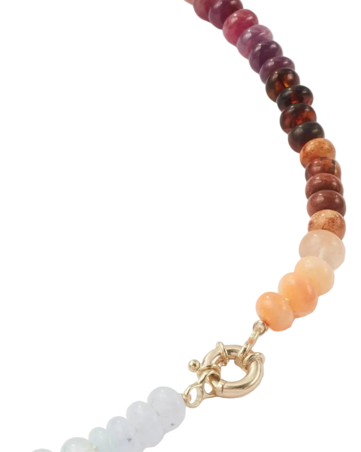 Ocean Sunset Gemstone Necklace by Encirkled Jewelry - At Present Jewelry