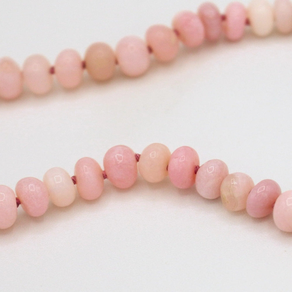 Rosewater Pink Opal Necklace by Encirkled Jewelry - At Present Jewelry