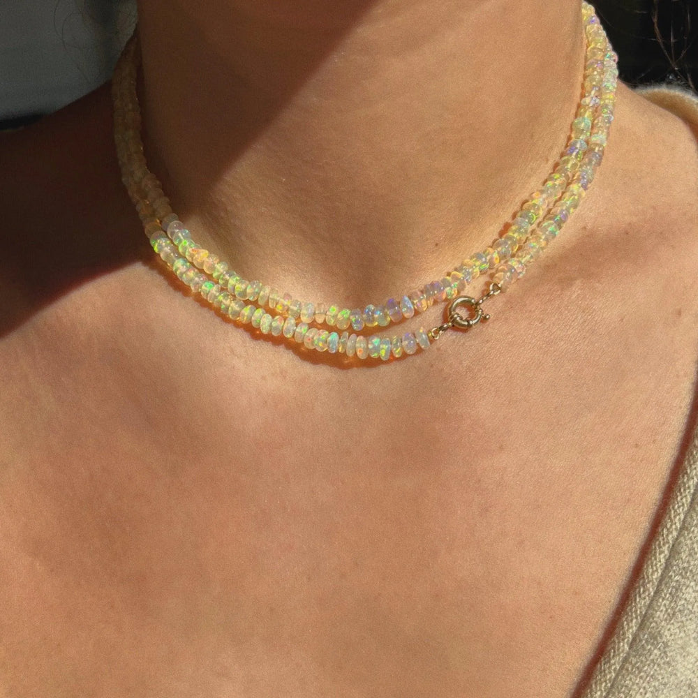 Twilight Opal Necklace by Encirkled Jewelry - At Present Jewelry