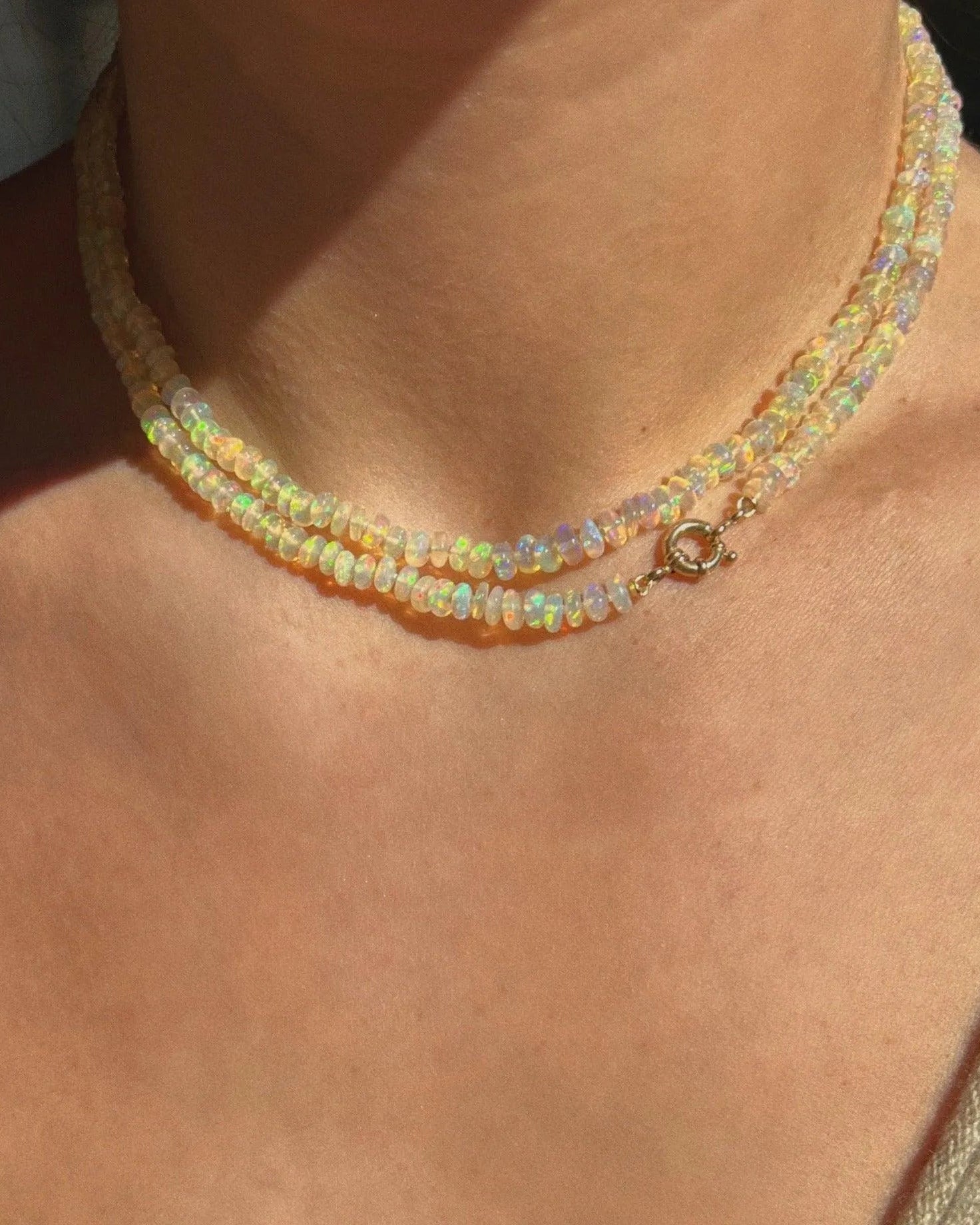 Twilight Opal Necklace by Encirkled Jewelry - At Present Jewelry