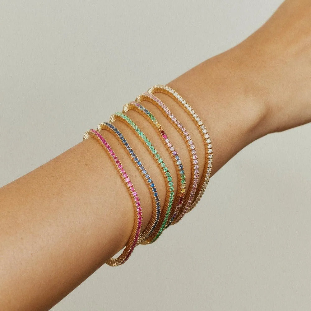 Classic Tennis Bracelet by Eriness - At Present Jewelry