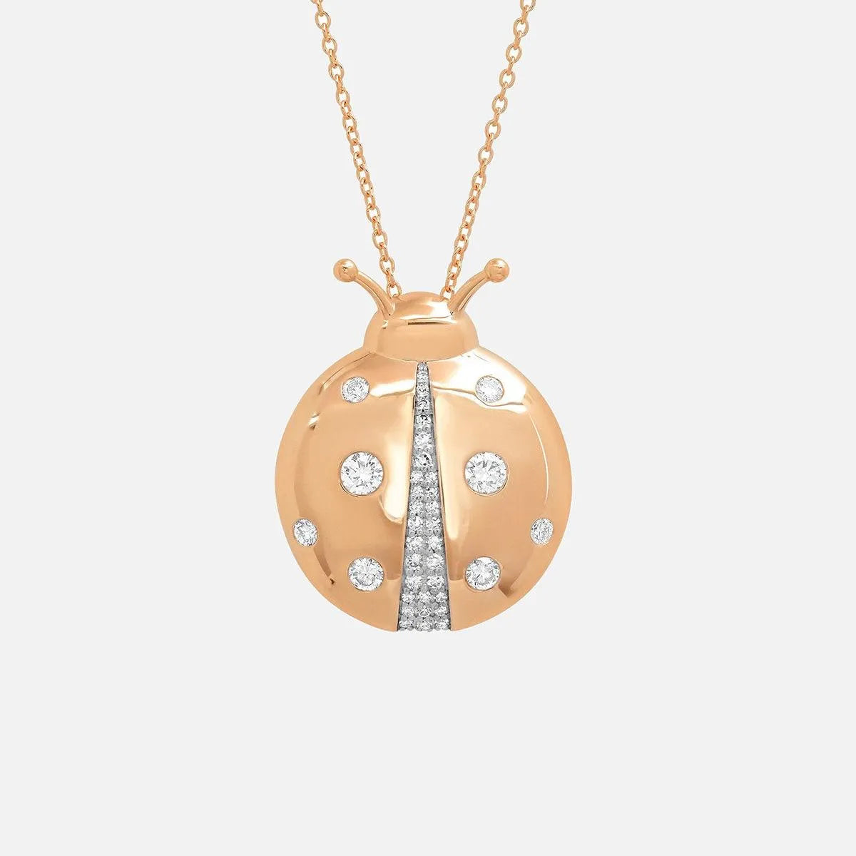 Diamond Mama Ladybug Necklace - At Present