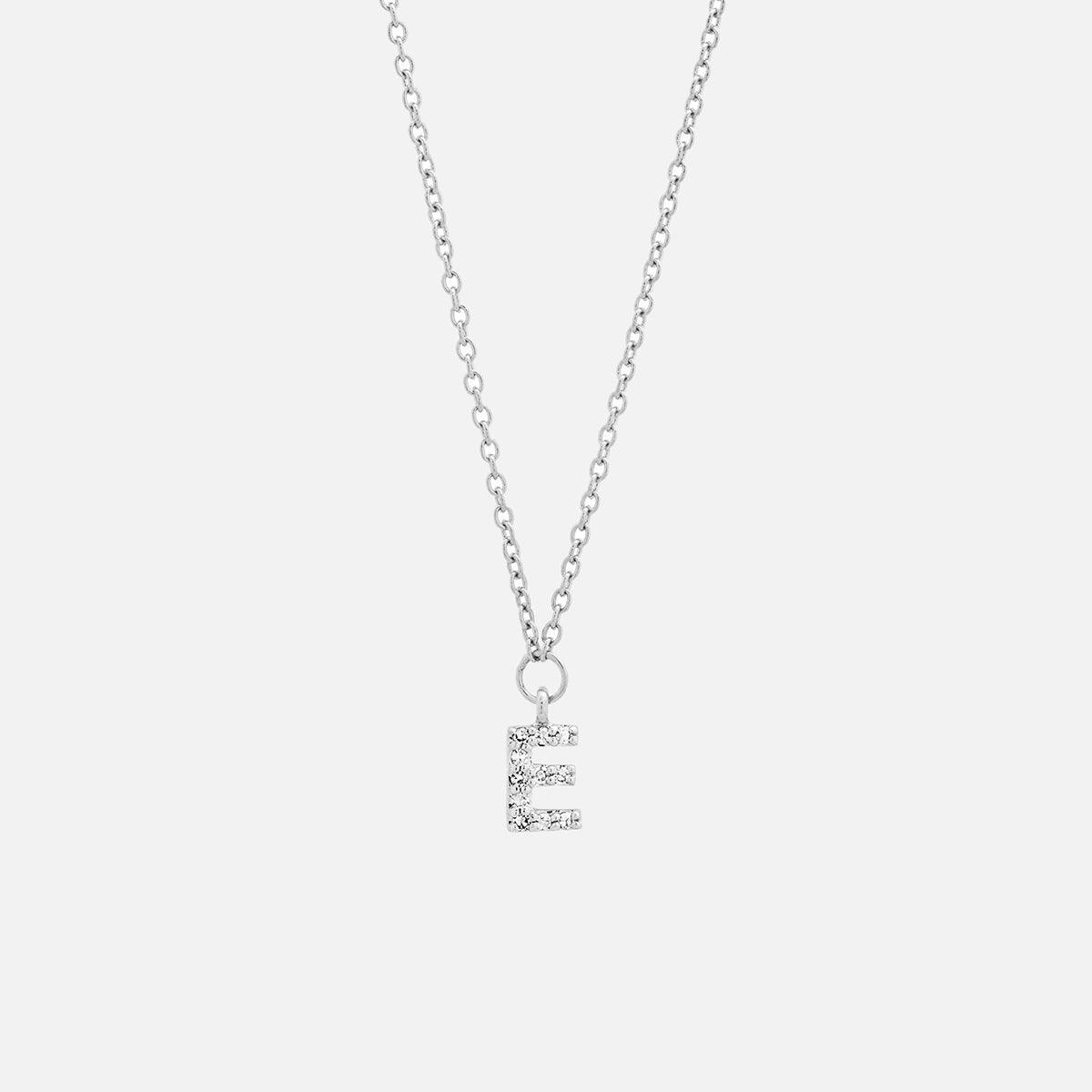 Diamond Mini Initial Necklace - At Present