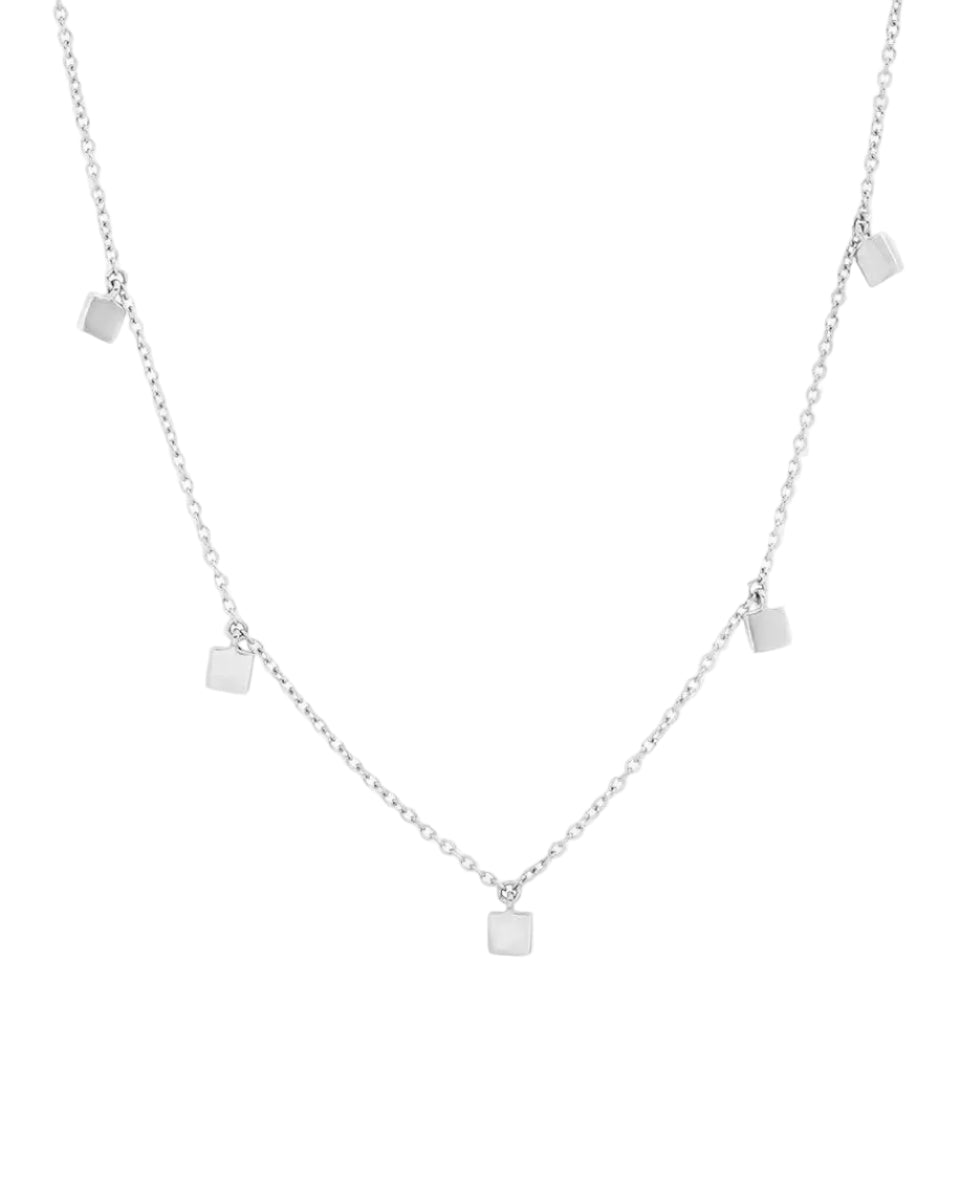 Mini Square Necklace by Eriness - At Present Jewelry