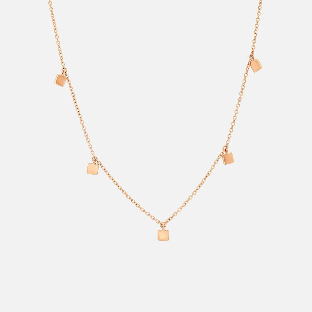 Mini Square Necklace by Eriness - At Present Jewelry