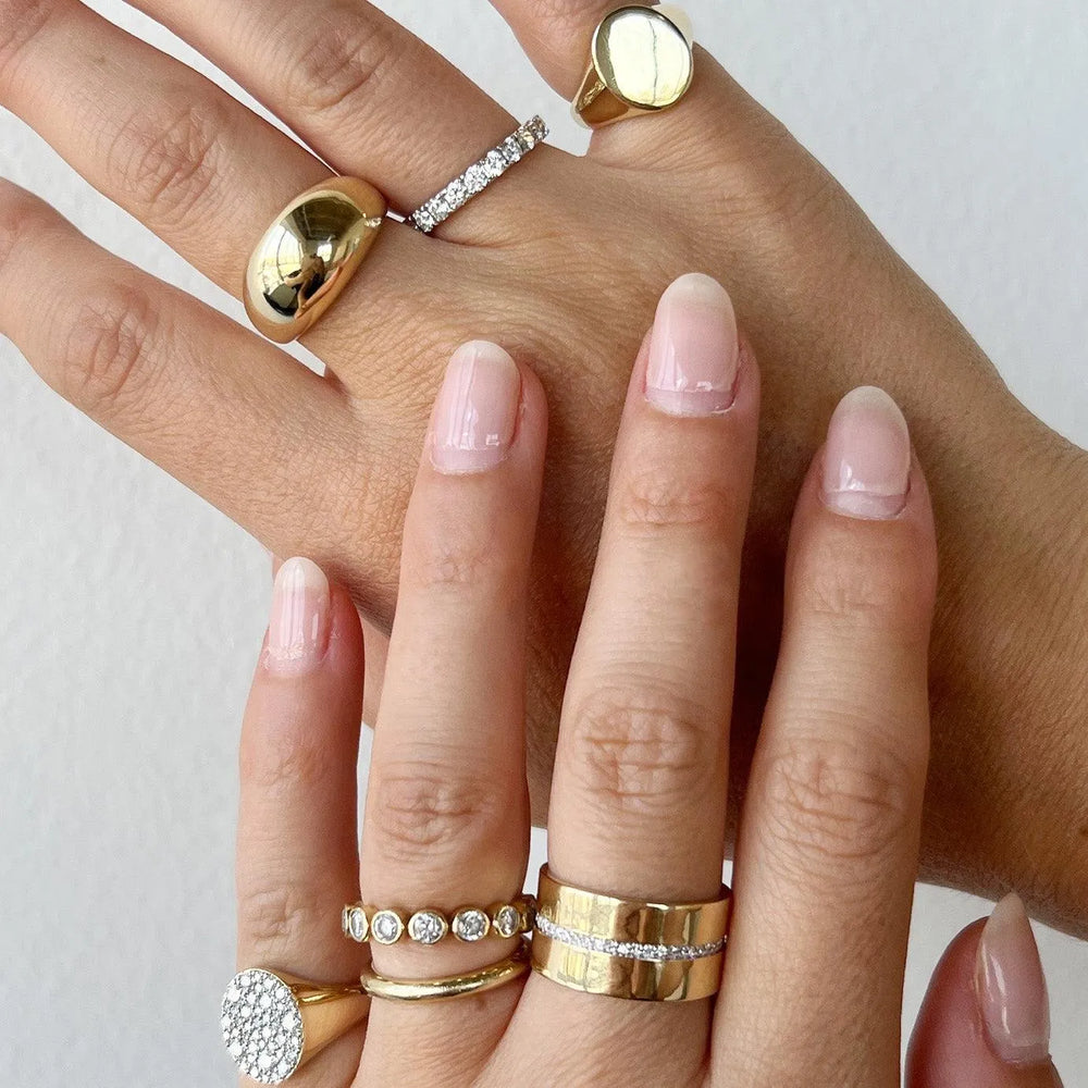 Solid Gold Cocktail Ring by Eriness - At Present Jewelry