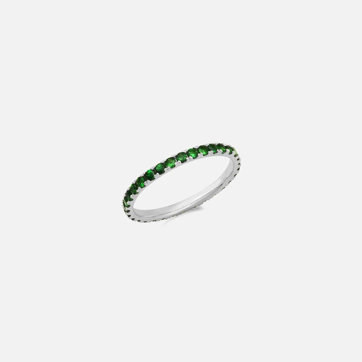 Standard Tsavorite Eternity Band - At Present