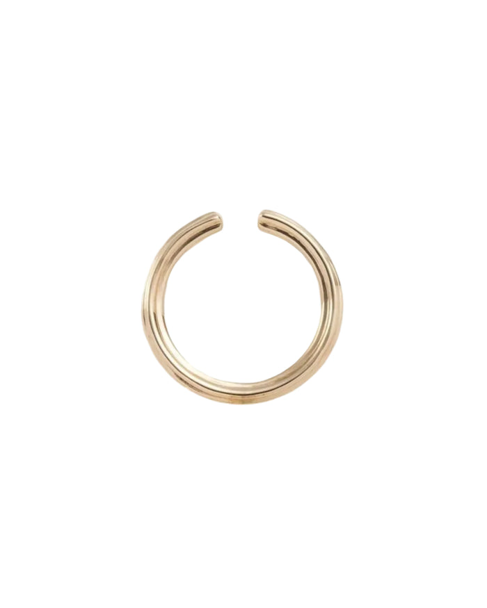 Large Dune Round Ear Cuff by Hirotaka - At Present Jewelry