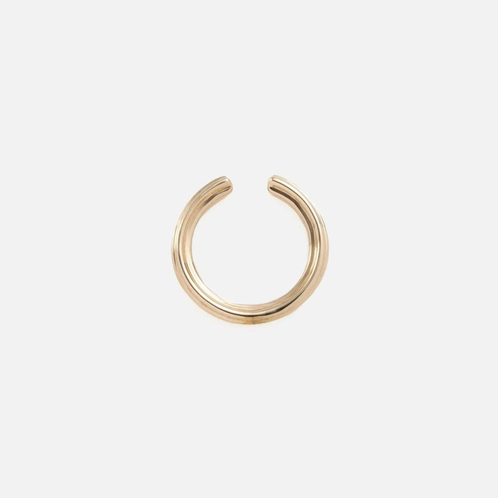 Medium Dune Round Ear Cuff by Hirotaka - At Present Jewelry