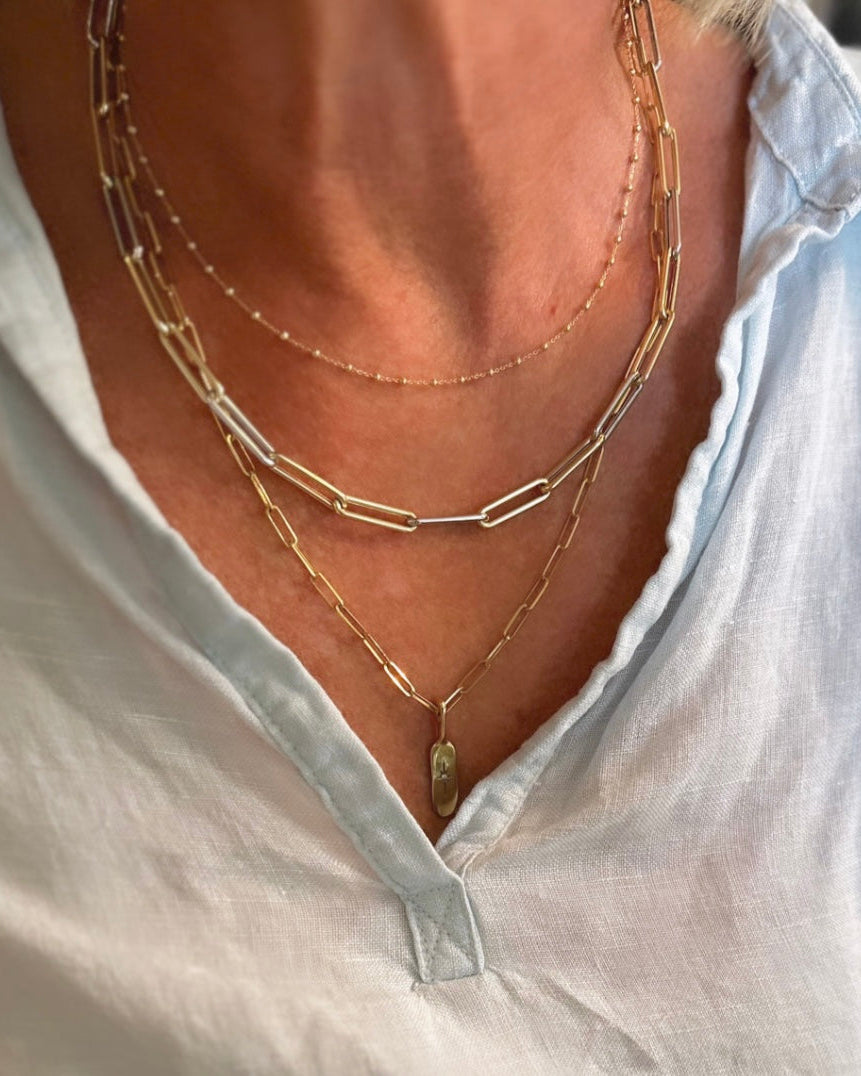 Saturn Chain by Rebecca Pinto - At Present Jewelry