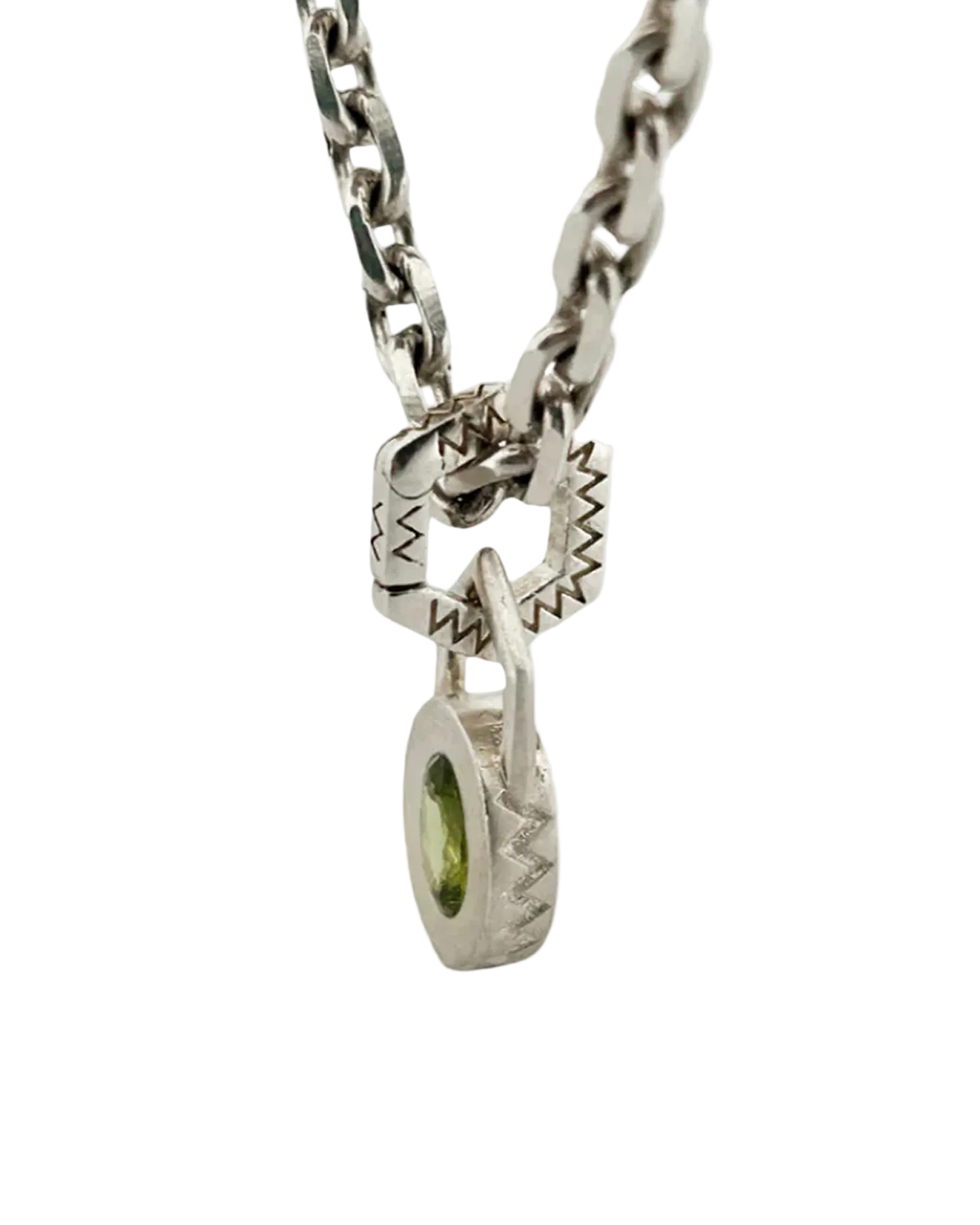 Mini Epitome Pendant, Peridot by ELIBURCH - At Present Jewelry